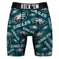 thumbnail image 2 of Men's Rock Em Socks Philadelphia Eagles All-Over Logo Underwear and Crew Socks Combo Pack, 2 of 3