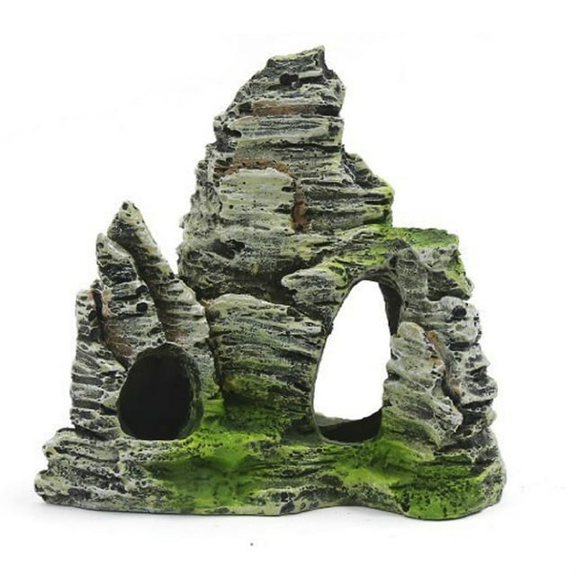 Mountain View Aquarium Rockery Hiding Cave Tree Fish Tank Ornament Decoration