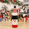 thumbnail image 1 of Adorno navideño para personas mayores, cinturón de lana tejido, cubierta para botella de vino tinto, vestido de mesa, decoración de cocina, venta al por mayor, novedad de 2024, 1 of 5