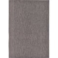 thumbnail image 1 of Unique Loom Outdoor Solid Heathered Rug 8' x 11' 4 Rectangle Black/Gray, 1 of 10