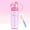 Pink, variant on Musatteng Portable 24oz Tritan Spray Water Bottle - BPA-Free Leakproof Sports Bottle for Hiking/Running Gym, with Carabiner Clip & 3 Misting Modes