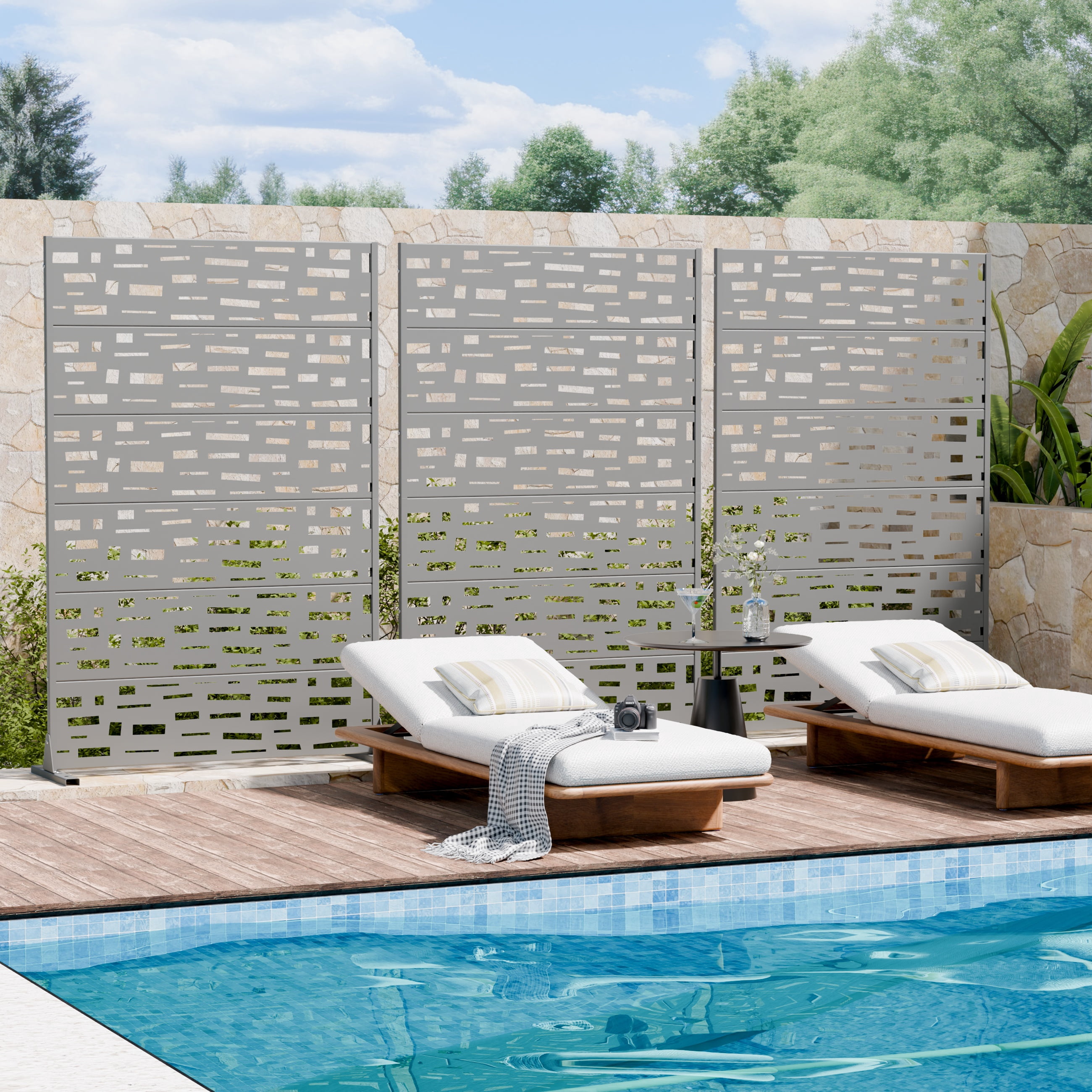 Metal Outdoor Privacy Screen