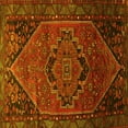 thumbnail image 1 of Ahgly Company Indoor Square Persian Yellow Traditional Area Rugs, 4' Square, 1 of 4