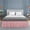 Pink, variant on Unique Bargains Polyester Ruffled Bed Skirt with 16" Drop Queen Pink