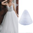 thumbnail image 6 of Sharprepublic Bridal Crinoline Accessory Wedding Dress Petticoat for Banquet Party Cosplay 5 Hoop, 6 of 8