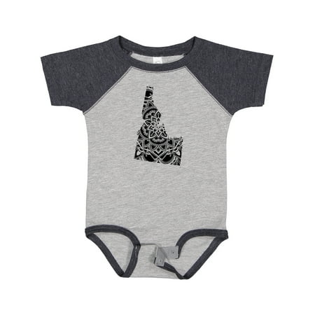 

Inktastic Idaho Silhouette Mandala Gift Baby Boy or Baby Girl Bodysuit
