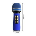 thumbnail image 3 of COFEST Handheld Portable Karaoke Machine Home KTV Player with Record Function Home Party Birthday All Smartphones Blue, 3 of 5