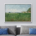 thumbnail image 2 of wall26 Framed Canvas Print Wall Art Pastel Green Farmland Ranch Village Nature Wilderness Illustrations Fine Art Farmhouse/Country Decorative Rustic for Living Room, Bedroom, Office - 16"x24&quo, 2 of 7