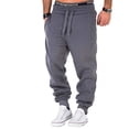 thumbnail image 3 of Male Casual Sports Pants Loose Fit Outdoor Jogging Drawstring Track Pants, 3 of 8