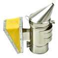 thumbnail image 1 of Outils d'Apiculture Fumoir Manuel Mini Buse en Acier Inoxydable Éjecteur de Fumée Fournitures d'Apiculture pour Usage Apicole (Argent), 1 of 8