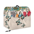 thumbnail image 2 of FOR U DESIGNS Boho Mandala Butterfly Stand Mixer Cover All-Season Mixer Dust Covers Multi Pockets for Stand Mixer or Coffee Maker Dust Cover with Top Handle and Pocket - S, 2 of 8