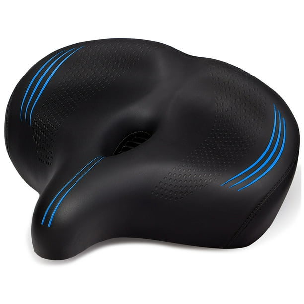 CDYWD Oversized Bike Seat for Men & Women Comfort, Extra Wide Soft
