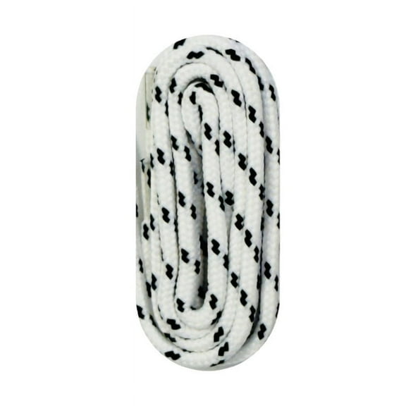 Kiwi Sport Athletic Round Black and White Shoelaces - 54 Inches