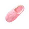 thumbnail image 3 of LUXUR Womens Slipper Cozy Clogs Slippers Fluffy Slides Solid Color Home Shoes Unisex Warm Shoe Pink 7-8, 3 of 3
