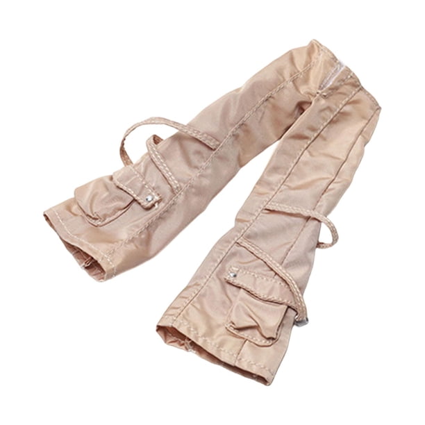 1:12 Pantalones cargo Disfraz de muñeca Escena de fotografía Elegante Cosplay Decoración Juego de roles Caqui