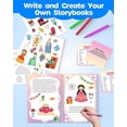 thumbnail image 3 of D-FantiX 3 Pack My Storybook Art Kit with Stickers, Creative Writing & Drawing Activity Set , Hardcover Comic Book Making Kit with Stickers, 3 of 8