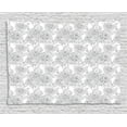 thumbnail image 1 of Grey and White Tapestry, Vintage Chrysanthemum Flowers in Soft Tones Foliage Botanical Pattern, Wall Hanging for Bedroom Living Room Dorm Decor, 60W X 40L Inches, Pale Grey White, by Ambesonne, 1 of 2