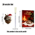 thumbnail image 2 of 2026 New Forest Animal Advent Calendar - 24pc Rustic Acorn & Animal Ornaments, Cozy Nature-Themed Christmas Countdown Calendar, 2D Acrylic Hanging Ornaments for Xmas Tree Backbag Decorations, 2 of 4