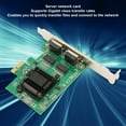 thumbnail image 3 of Dual RJ45 Server  Card, 2 RJ45 Port Gigabit  Card High Speed Transfer PCI Ex1 10/100/1000Mbps TXA108 82571  for Desktop PC, 3 of 8