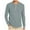 H390 Light Blue, variant on Curuila Mens T-Shirt Long Sleeve Solid Color Crew Neck Button Down Pullover For Men Spring Autumn Comfort Tops Black Size L