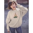 thumbnail image 2 of Om Together I Sweatshirt Women -June Erica Vess Designs, Female 3X-Large, 2 of 4