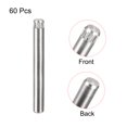 thumbnail image 3 of 4.1x40mm 304 Stainless Steel Dowel Pins, 60Pack Knurled Head Flat Chamfered End Dowel Pin, 3 of 6