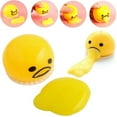 thumbnail image 1 of 6pcs Wacky Toy Nausea Yolk Vomiting Egg AntiStress Fidget Toys Slime Squishy Stress Ball Aldult Relieve Stress Kid Toy, 1 of 5
