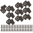 thumbnail image 4 of Antique Decorative Hinges, Anti-Rust 10pcs/set Exquisite Patterns Bronze Cabinet Hinges  For Jewelry Boxes For Drawers For Doll Houses, 4 of 8
