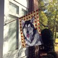 thumbnail image 2 of Carolines Treasures SC9495CHF Alaskan Malamute Drapeau Feuilles d'Automne Toile Taille Maison, 2 of 4