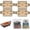 Brown Base, Black Edges, variant on NiHome 4-Pack Silicone Bread Loaf Pan Liners, Reusable and Nonstick Silicone Bread Sling, Fit for 9x5, 9.5x5, and 10x5 Inch Loaf Pans, Dishwasher Safe, Easy to Clean
