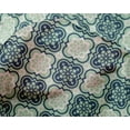 thumbnail image 4 of oneOone Silk Tabby Mint Green Fabric Floral & Tiles Moroccan Craft Projects Decor Fabric Printed By The Meter 42 Inch Wide, 4 of 4