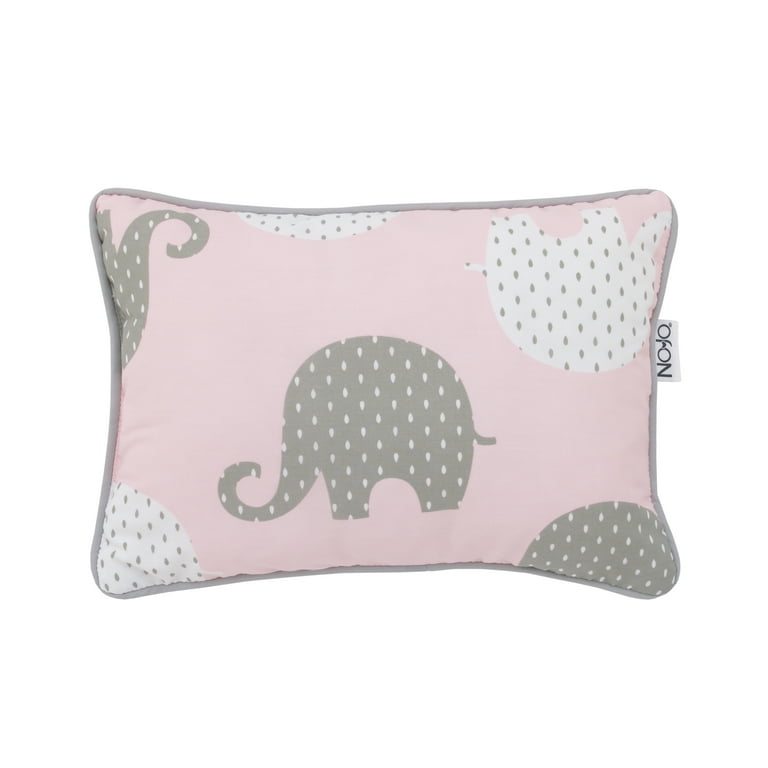 Free Shipping NoJo Dreamer Pink Gray Elephant 8 Piece Crib Bedding Set Girl Walmart