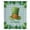 Blue, variant on St. Patrick's Day Sheer Curtains 54 Inches Long, Spring Coin Green Clovers Blue Lattice Light Filering Curtains, Breathable Simi Curtain Privacy Drapes for Kitchen Bathroom Small Window Treatment
