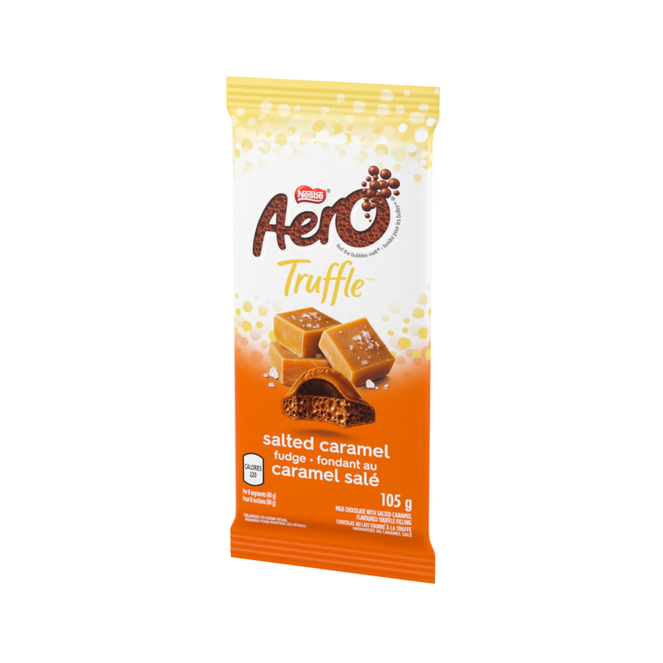 Aero Truffle Salted Caramel, Milk Chocolate, Salted Caramel Truffle Filling, 105 g, 105 g