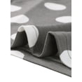 thumbnail image 5 of Conjuntos de pijama corto para mujer Allegra K Ropa de dormir Pijamas de manga corta con lunares lindos Gris XS, 5 of 5