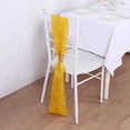BalsaCircle 5 Polyester Metallic Fringe Chair Sashes Wedding Party ...