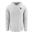 thumbnail image 2 of Men's Cutter & Buck Gray NC State Wolfpack Coastline Epic Comfort Eco Recycled Long Sleeve Hoodie T-Shirt, 2 of 3