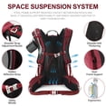 thumbnail image 4 of Mochila de Senderismo IX INOXTO Impermeable con Bolsa de Agua de 3L Roja, 4 of 6
