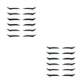 thumbnail image 4 of Jumpingount 6 pares de barras de línea de párpados impermeables, pegatina delineador de ojos con purpurina reutilizable, pegatina de doble párpado, No.1 2piezas, 4 of 6