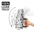 thumbnail image 3 of OBREWU Pet Paw Print and Bone Tumbler with Handle and Lid,Pet Paw Print and Bone 40oz Double Wall Vacuum Insulated Tumbler,Cups Gift for Women and Men, 3 of 7