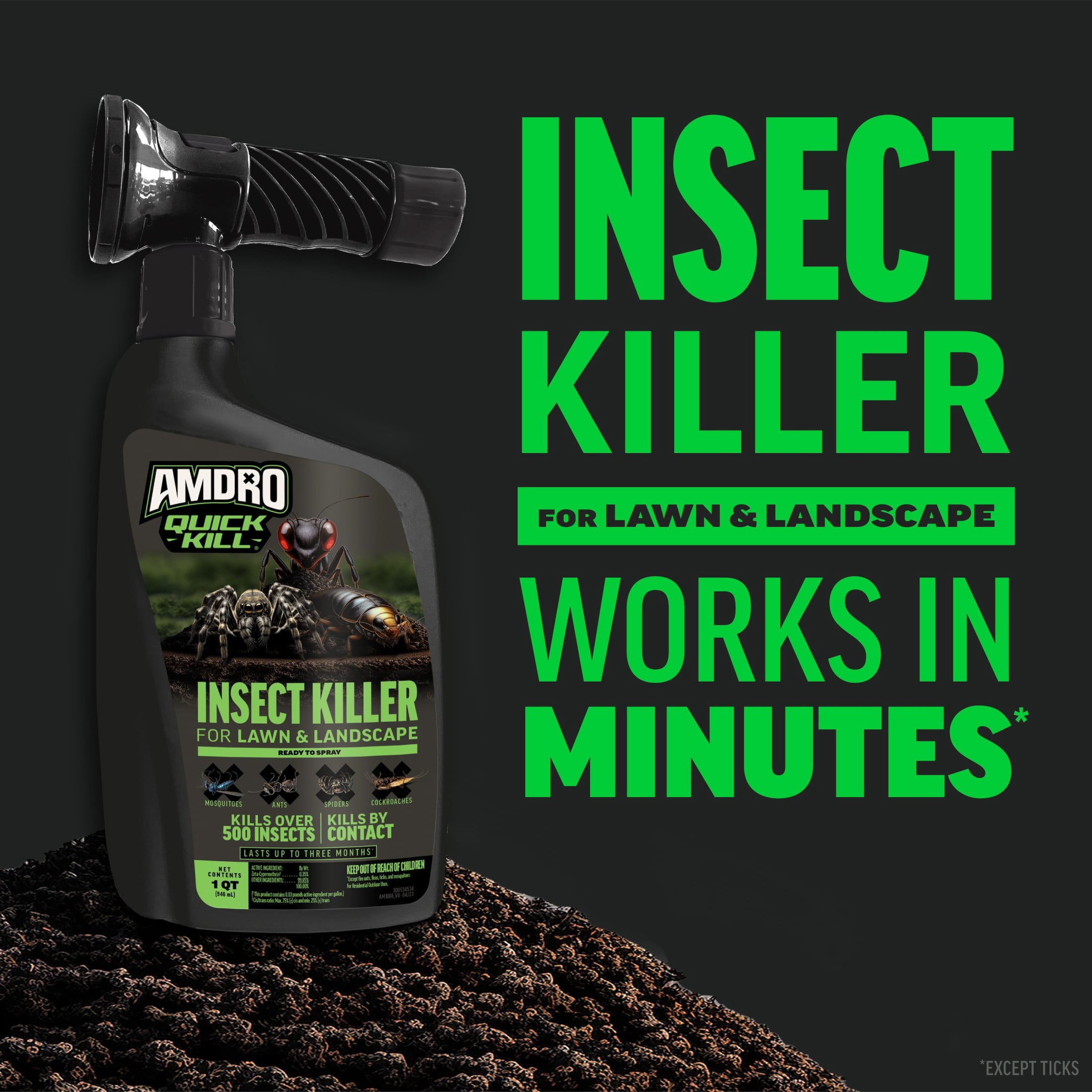 Amdro Insect Killer Yard Liquid RTS & Granule Bundle