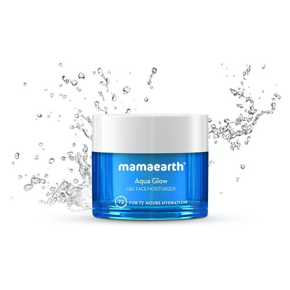 Aqua Glow Gel Face Moisturizer With Himalayan Thermal Water and Hyaluronic Acid for 72 Hours Hydration - 100ml