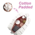 thumbnail image 2 of Unique Bargains Quilted Cosmetic Organizer for Women White, 2 of 7