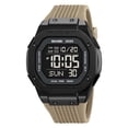 thumbnail image 2 of Reloj digital multifuncional resistente al agua: práctico reloj de pulsera electrónico para uso diario informal con alarma, cronómetro y calendario., 2 of 6