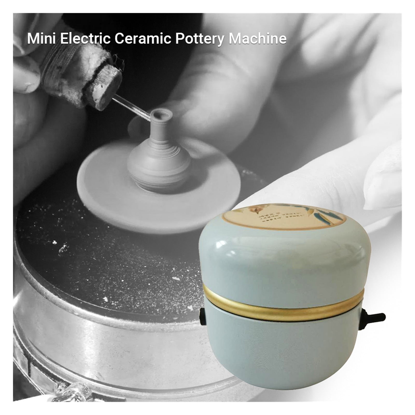 Mini Ceramic Machine Electric Pottery Machine Electric Pottery Wheel Ceramic Machine Pottery DIY Machine for Kids Children ,Wide Ranging Usage