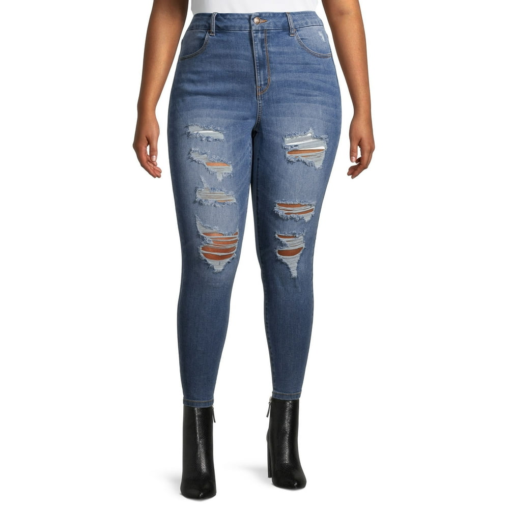 Wax Jean Wax Jean Juniors' Plus Size Sustainable Repreve Stretch