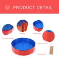 thumbnail image 3 of Bañera portátil para mascotas ZX-DP004, diseño plegable y resistente, ideal para baños cómodos y seguros, disponible en rojo y azul., 3 of 6