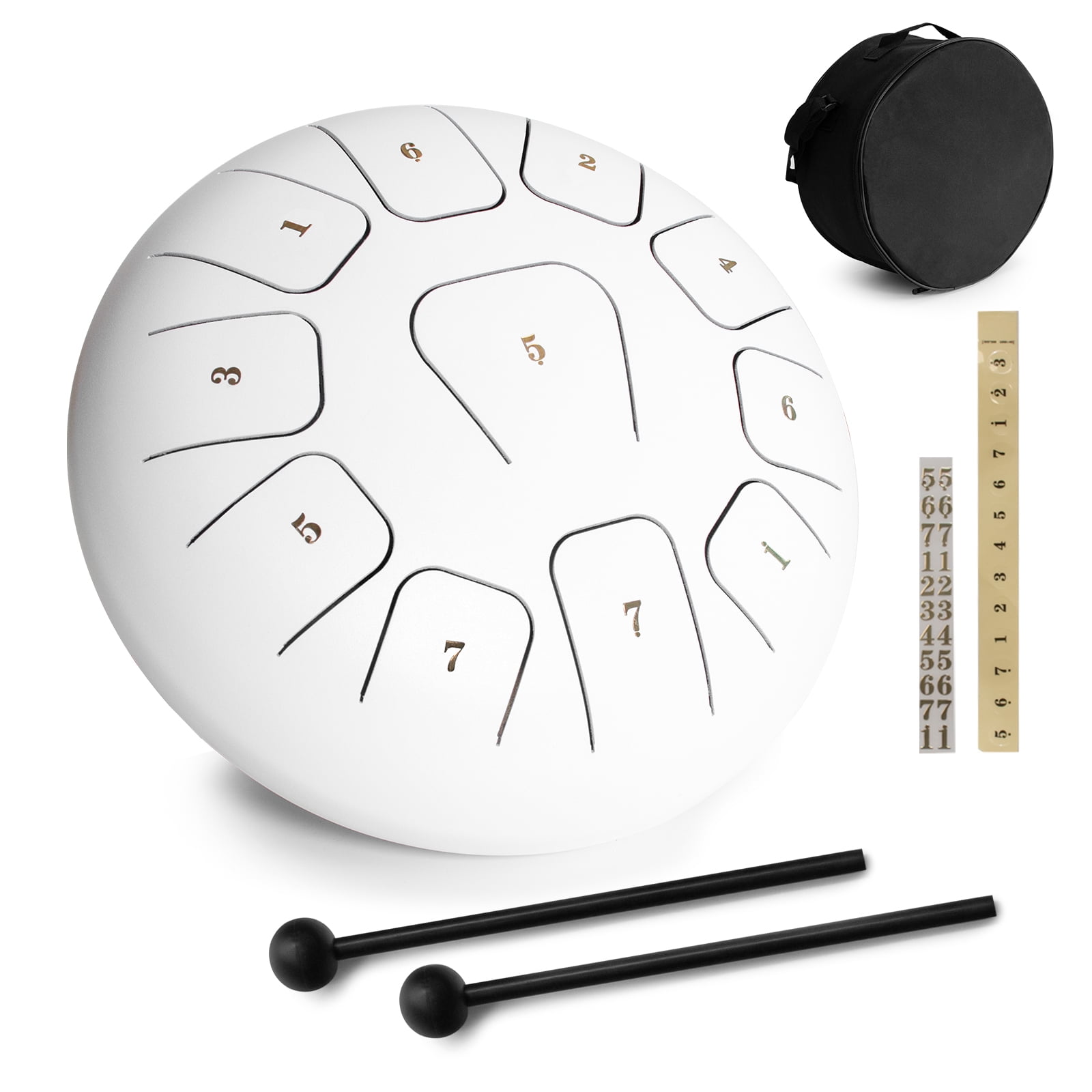 Panda Drum® Plus  Handmade 32 cm steel tongue drum with 11 tongues - Panda  Drum • US