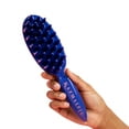thumbnail image 4 of KAZMALEJE Kurls Plus Wide Tooth Paddle Brush, Cobalt, 4 of 12