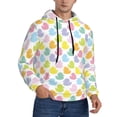 thumbnail image 2 of Naloa Colorful Rubber Duck Men's Casual Hooded Collar Drawstring Hoodies Pullover Sweatshirts Casual Long Sleeve Shirts-XX-Large, 2 of 7